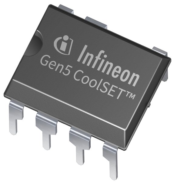 Infineon erweitert das festfrequente CoolSET™-Portfolio der integrierten AC-DC-Schaltnetzteil-ICs für 800 V und 950 V